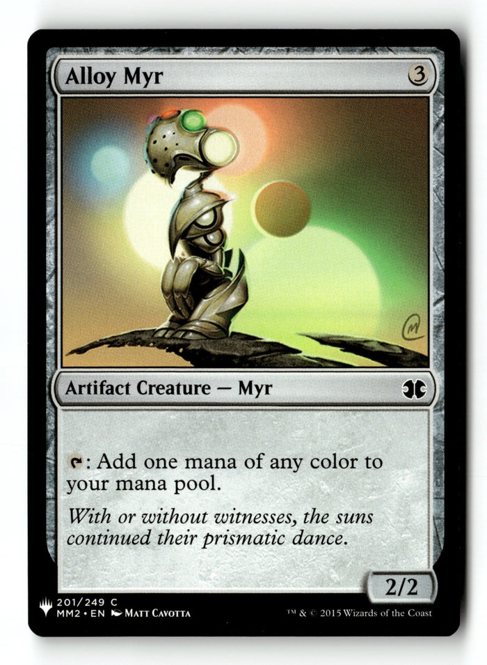 MTG Alloy Myr Modern Masters 2015 LP Magic The Gathering