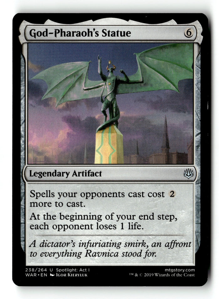 MTG God-Pharaoh's Statue War of the Spark LP Magic The Gathering