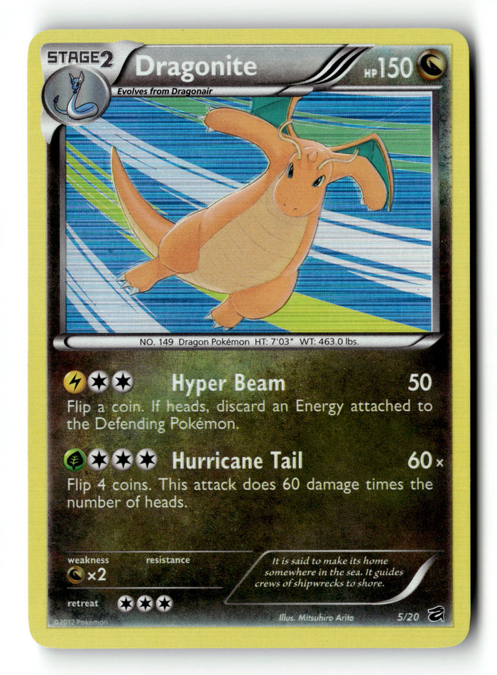 Pokemon Card Dragonite Holo LP Dragon Vault 5/20