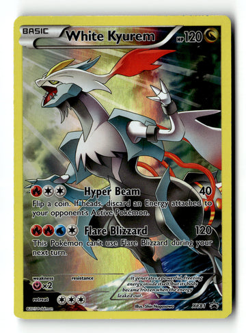 Pokemon Card White Kyurem (Full Art Promo) Holo LP XY Promos XY81