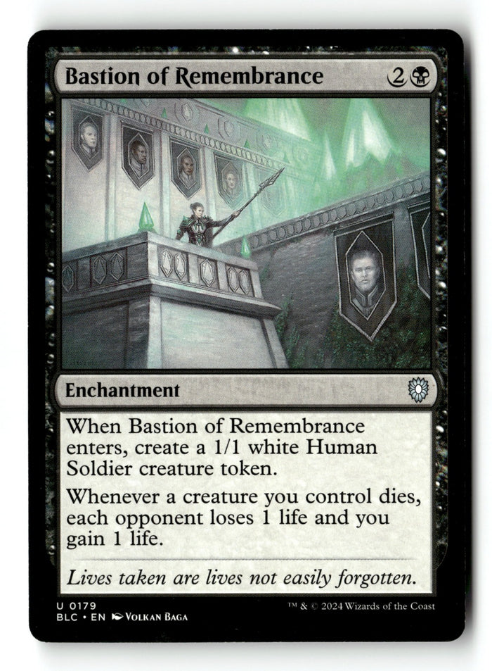 MTG Bastion of Remembrance Commander: Bloomburrow LP Magic The Gathering