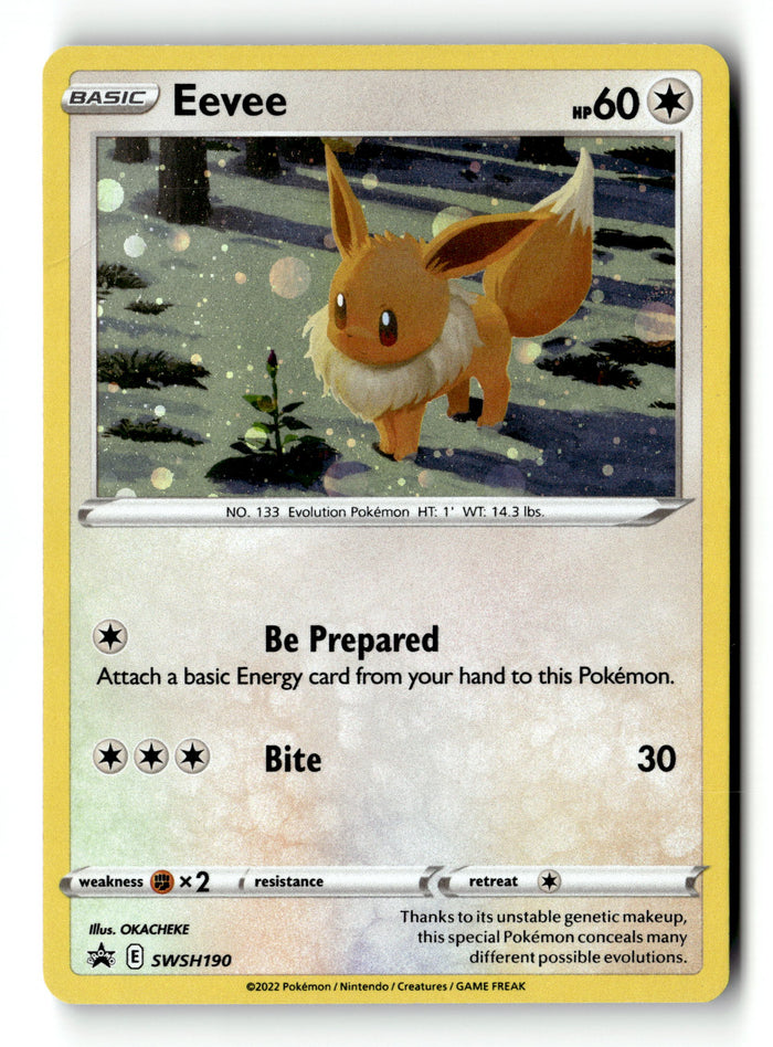 Pokemon Card Eevee - LP SWSH: Sword & Shield Promo Cards SWSH190