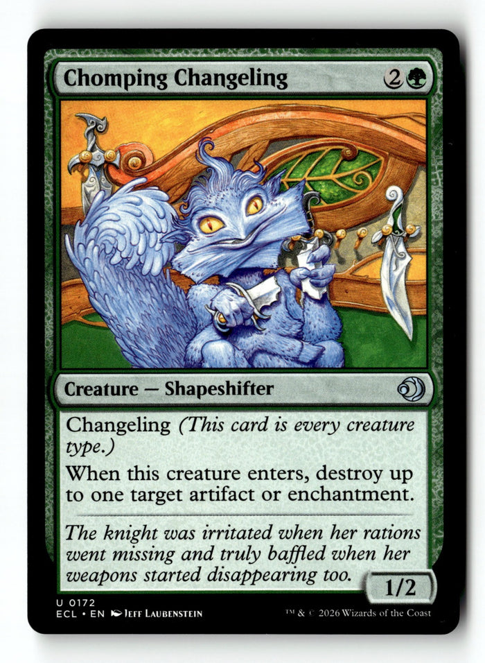 MTG Chomping Changeling Lorwyn Eclipsed LP Magic The Gathering