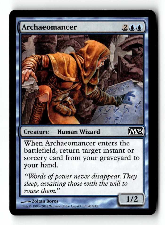 MTG Archaeomancer Magic 2013 (M13) LP Magic The Gathering