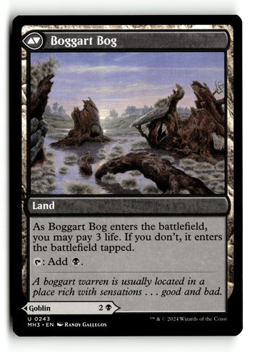 MTG Boggart Trawler Modern Horizons 3 LP Magic The Gathering (back)