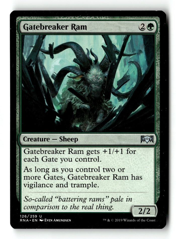 MTG Gatebreaker Ram Ravnica Allegiance LP Magic The Gathering