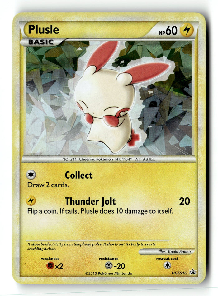 Pokemon Card Plusle - Holo LP HGSS Promos HGSS16