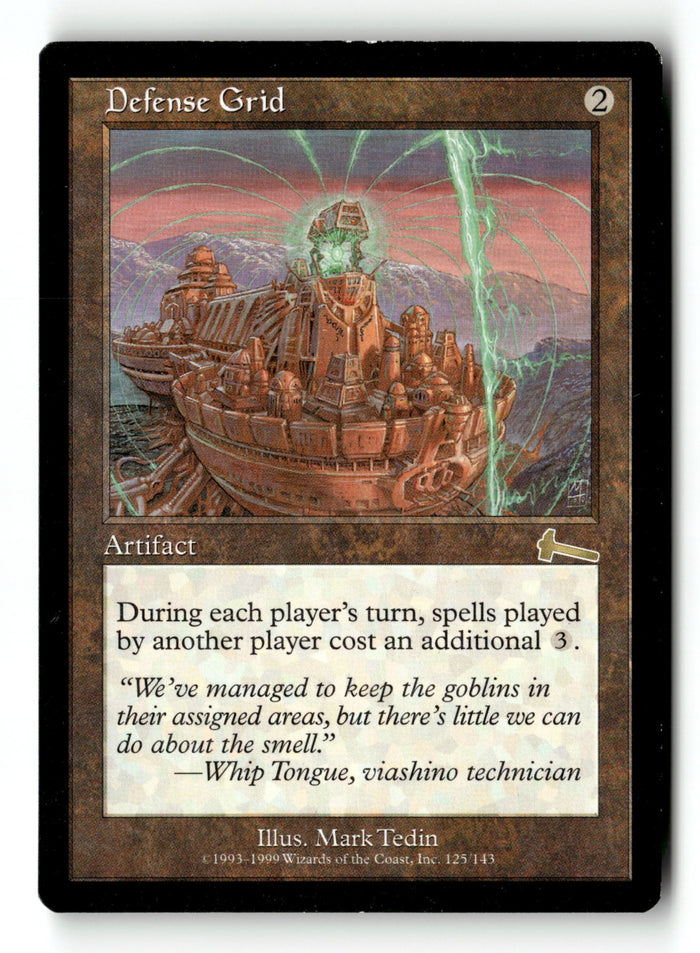 MTG Defense Grid Urza's Legacy LP Magic The Gathering