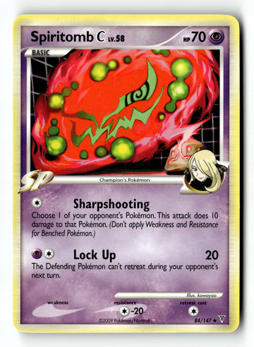Pokemon Card Spiritomb C LP Supreme Victors 84/147