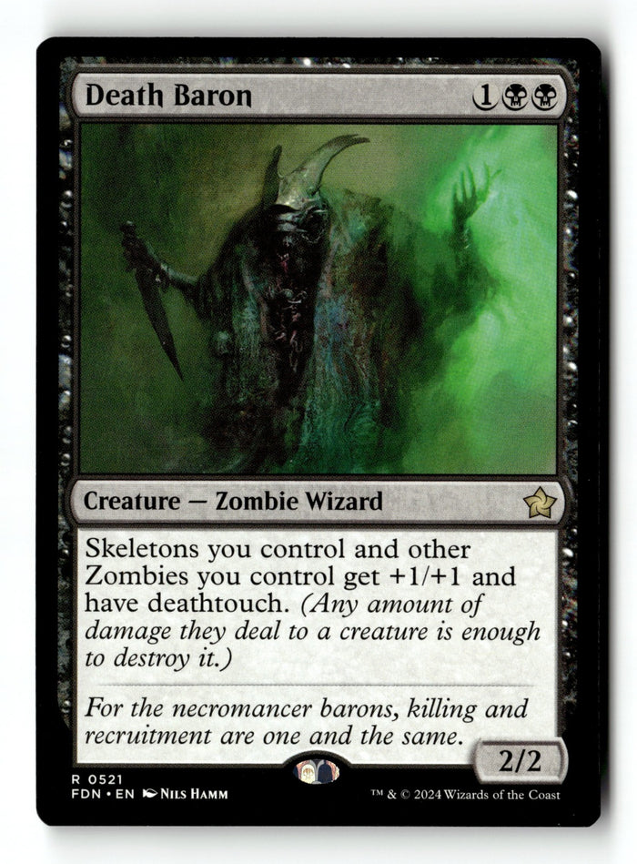 MTG Death Baron Foundations LP Magic The Gathering