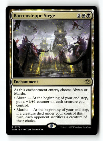 MTG Barrensteppe Siege Tarkir: Dragonstorm LP Magic The Gathering