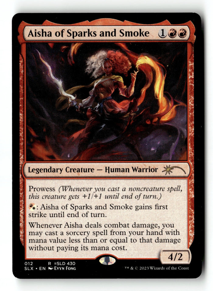 MTG Aisha of Sparks and Smoke SLX Cards LP Magic The Gathering
