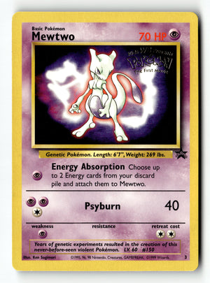 Pokemon Card Mewtwo LP Black Star Promos 3