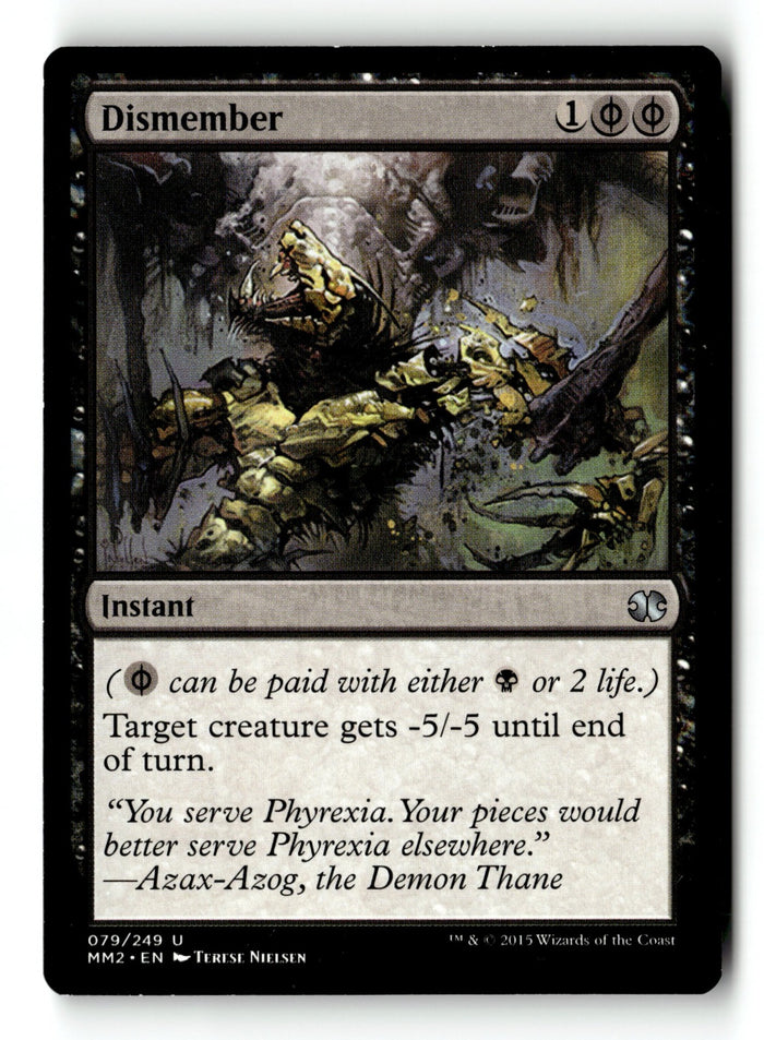 MTG Dismember Modern Masters 2015 LP Magic The Gathering