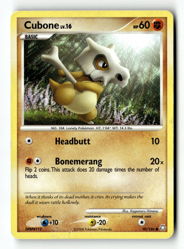 Pokemon Card Cubone LP Legends Awakened 90/146