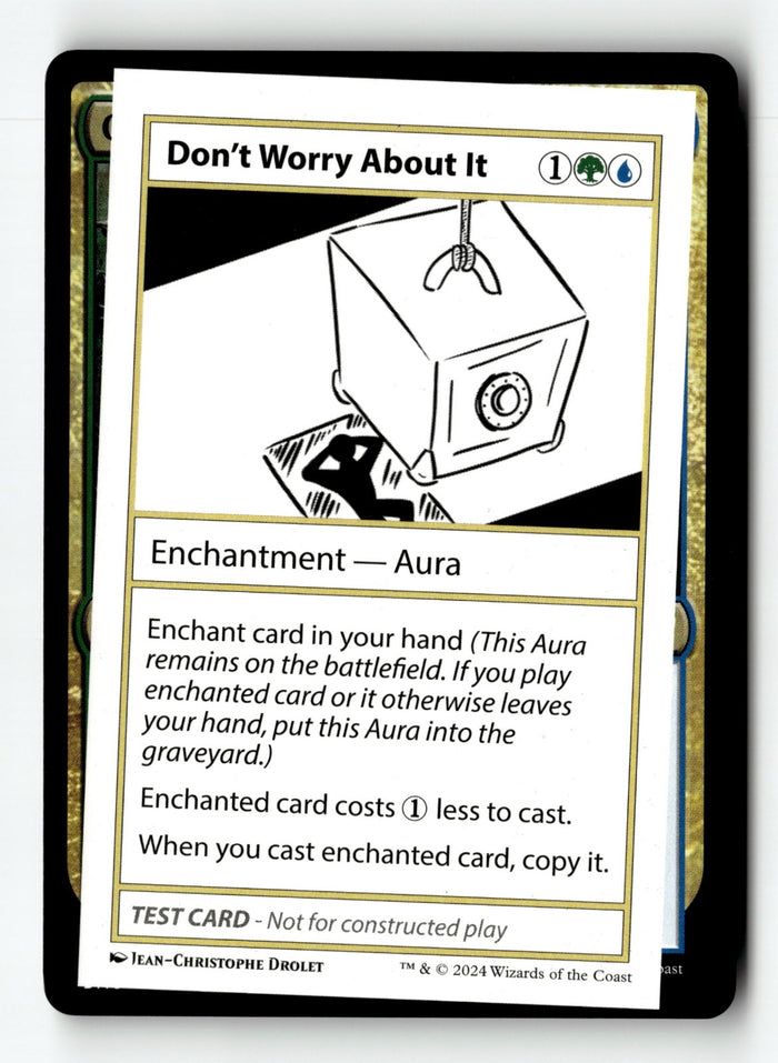 MTG Don't Worry About It Mystery Booster 2 Playtest Cards LP Magic The Gathering