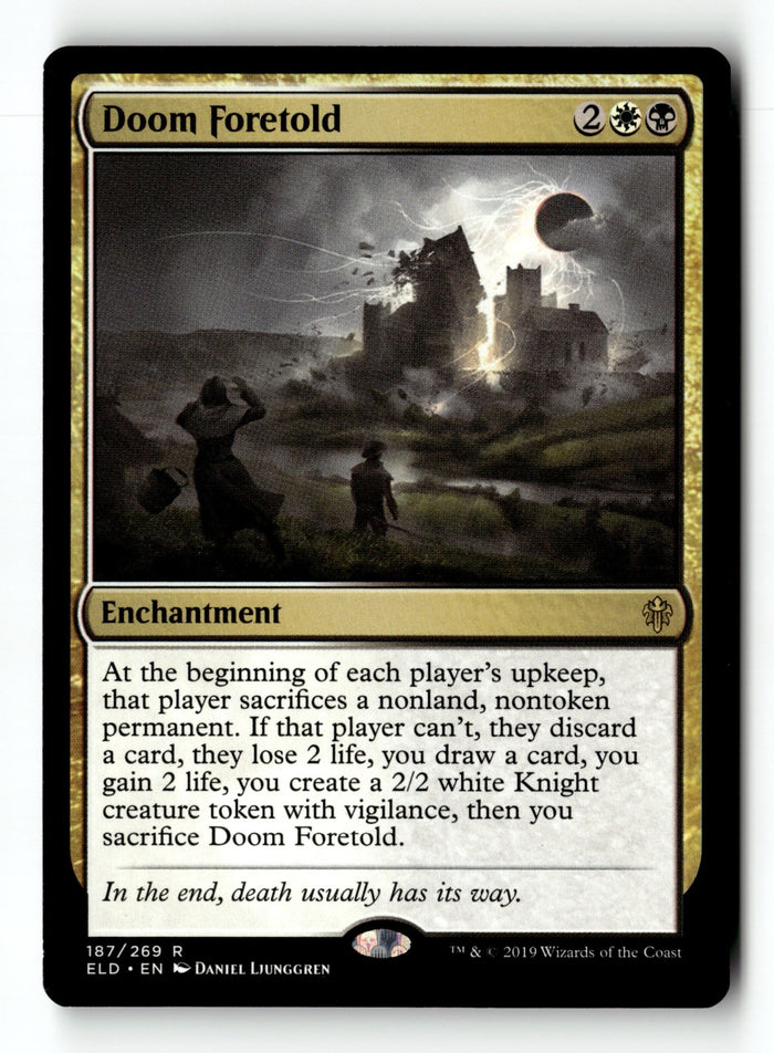 MTG Doom Foretold Throne of Eldraine LP Magic The Gathering