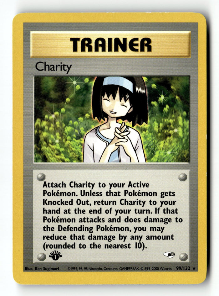 Pokemon Card Charity 1st Edition LP Gym Heroes 099/132
