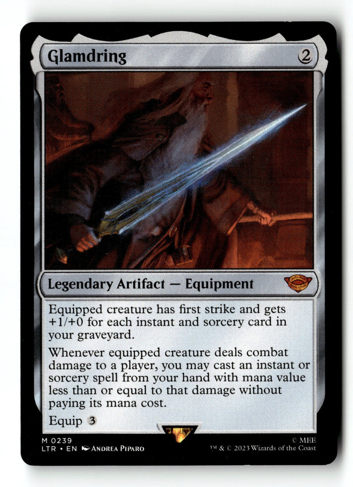 MTG Glamdring The Lord of the Rings LP Magic The Gathering
