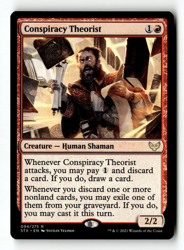 MTG Conspiracy Theorist Strixhaven: School of Mages LP Magic The Gathering