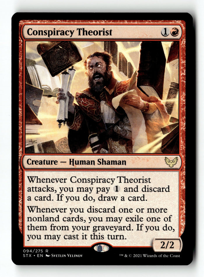 MTG Conspiracy Theorist Strixhaven: School of Mages LP Magic The Gathering