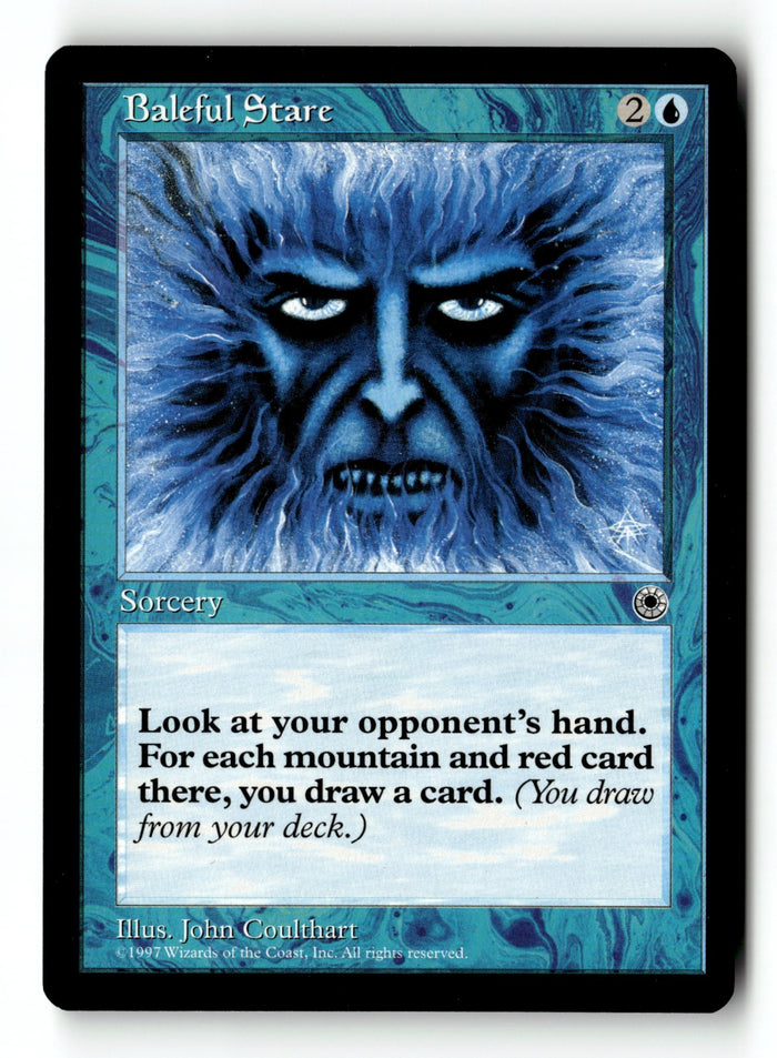 MTG Baleful Stare Portal LP Magic The Gathering