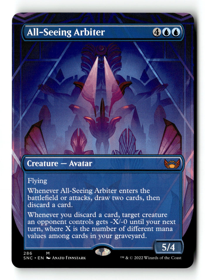 MTG All-Seeing Arbiter (Borderless) Streets of New Capenna LP MTG