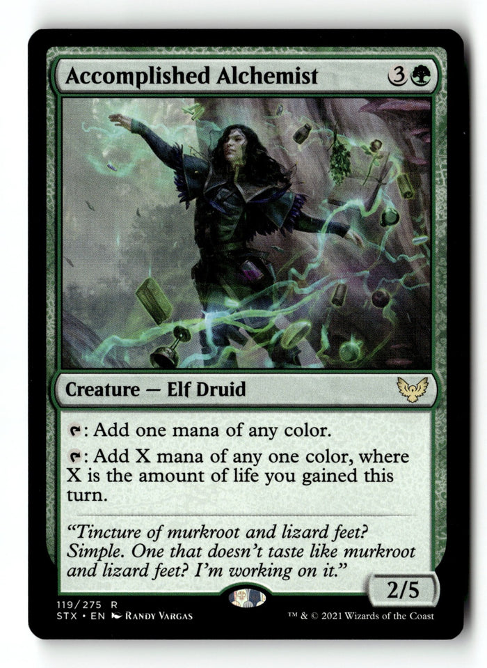 MTG Accomplished Alchemist Strixhaven: School of Mages LP Magic The Gathering