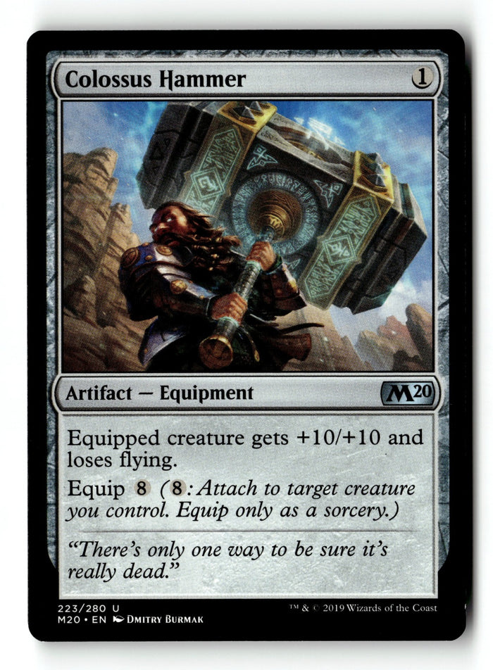MTG Colossus Hammer Core Set 2020 LP Magic The Gathering