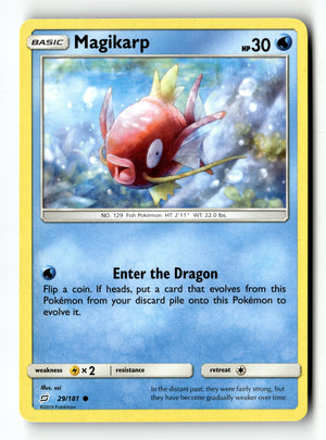 Pokemon Card Magikarp LP SM - Team Up 29/181