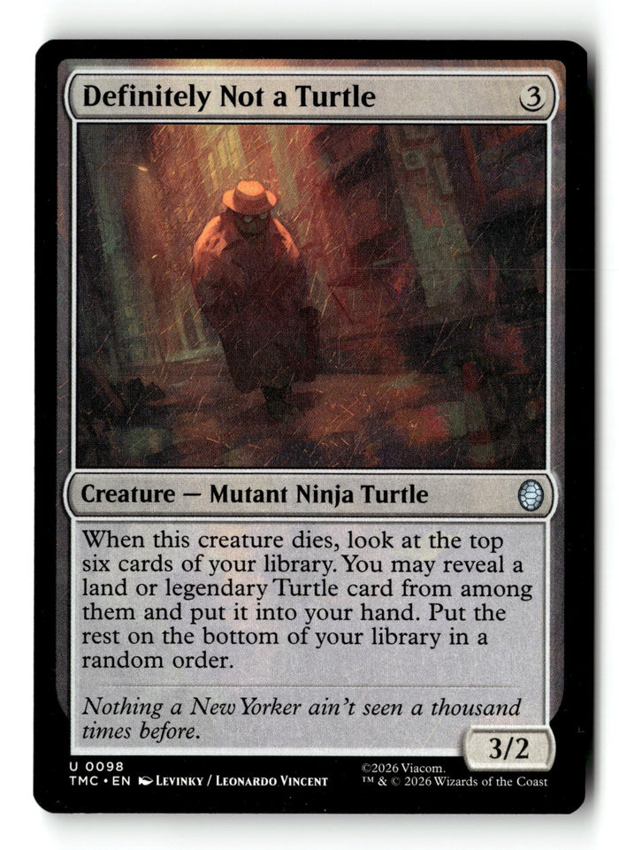 MTG Definitely Not a Turtle Commander: Teenage Mutant Ninja Turtles LP MTG