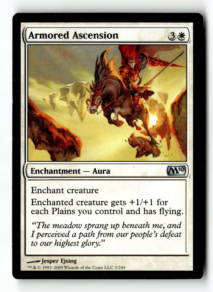 MTG Armored Ascension Magic 2010 (M10) LP Magic The Gathering