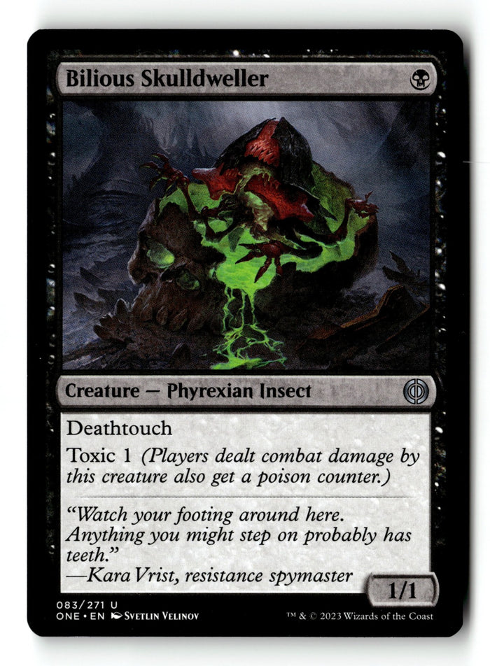 MTG Bilious Skulldweller Phyrexia: All Will Be One LP Magic The Gathering