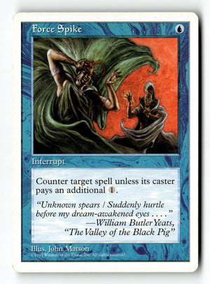 MTG Force Spike Fifth Edition LP Magic The Gathering