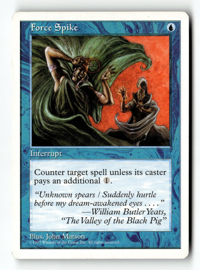 MTG Force Spike Fifth Edition LP Magic The Gathering