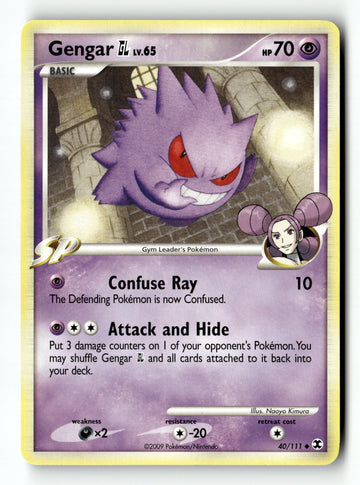 Pokemon Card Gengar GL LP Rising Rivals 40/111