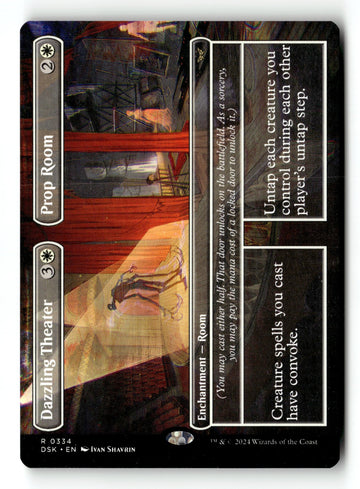 MTG Dazzling Theater // Prop Room (Borderless) Duskmourn: House of Horror LP MTG