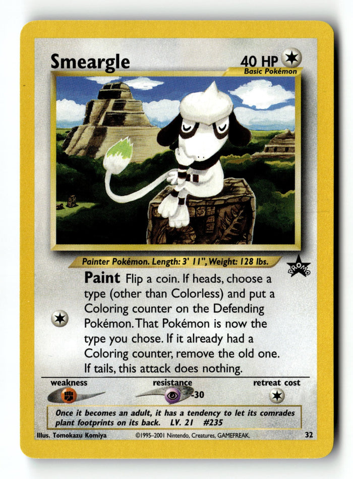 Pokemon Card Smeargle LP WoTC Promo 32/53