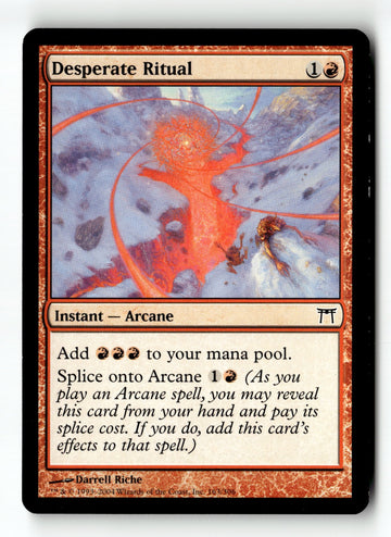 MTG Desperate Ritual Champions of Kamigawa LP Magic The Gathering