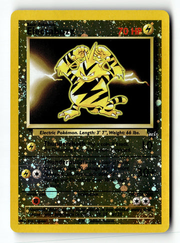 Pokemon Card Electabuzz - 1 Reverse Holo LP Best of Promos 1