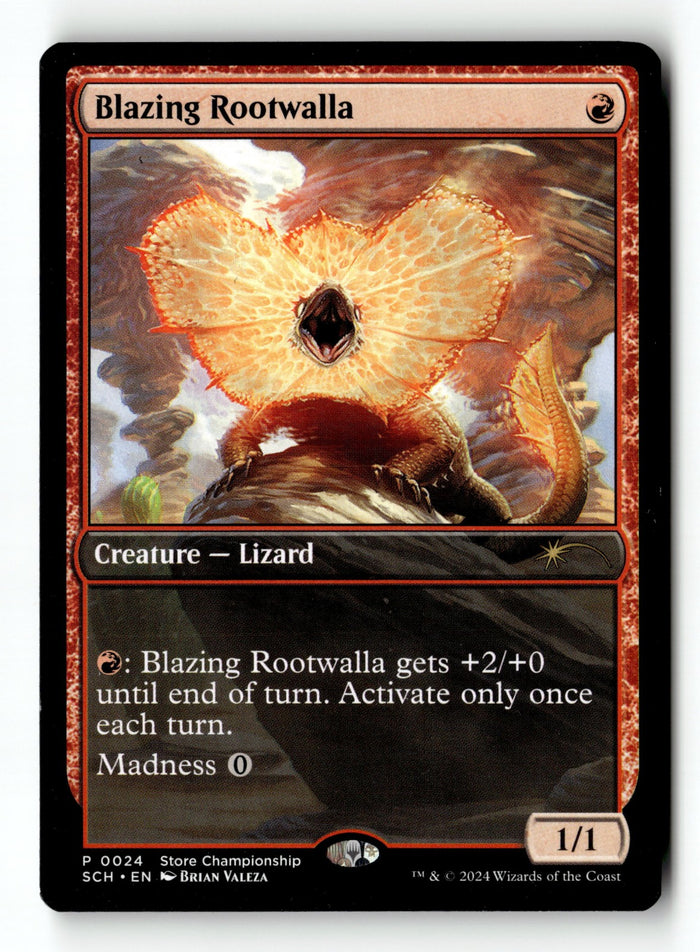 MTG Blazing Rootwalla Game Day & Store Championship Promos LP MTG