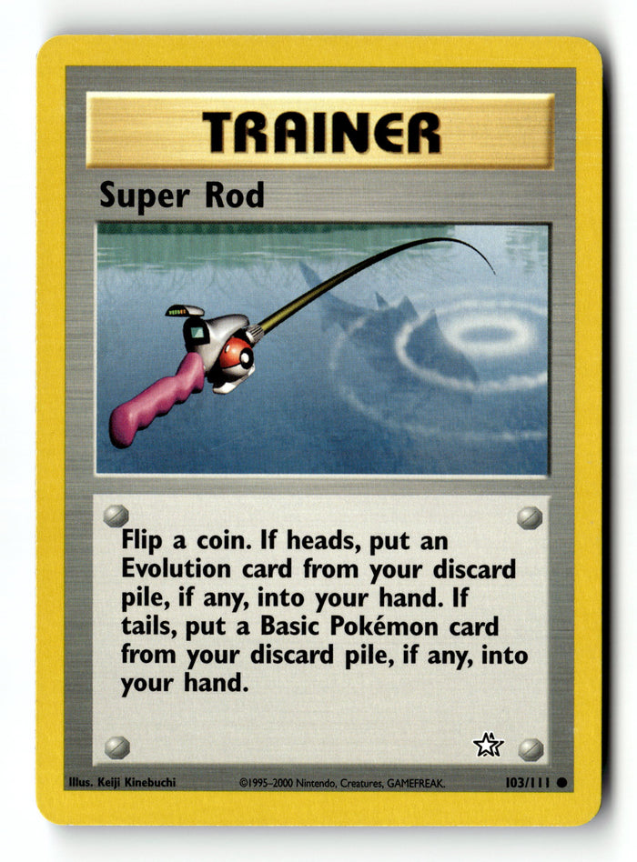 Pokemon Card Super Rod LP Neo Genesis 103/111