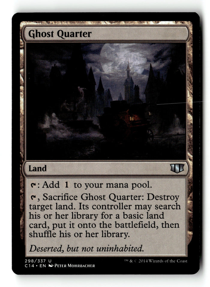 MTG Ghost Quarter Commander 2014 LP Magic The Gathering