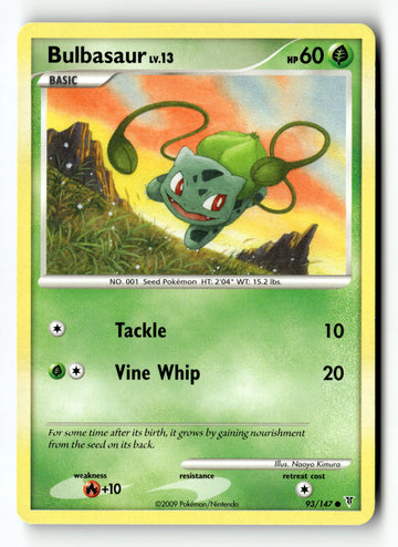 Pokemon Card Bulbasaur LP Supreme Victors 93/147