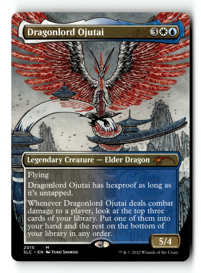 MTG Dragonlord Ojutai Secret Lair Countdown Kit LP Magic The Gathering