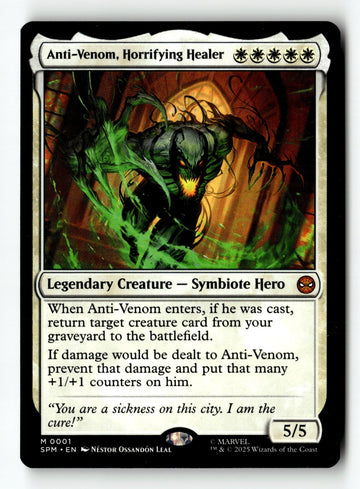 MTG Anti-Venom, Horrifying Healer Marvel's Spider-Man LP Magic The Gathering