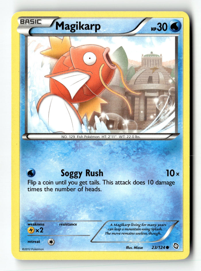 Pokemon Card Magikarp LP Dragons Exalted 23/124