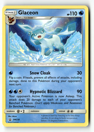 Pokemon Card Glaceon LP SM Promos Promo SM238