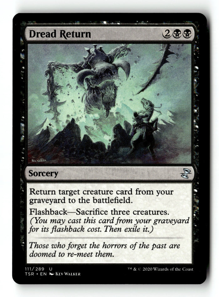 MTG Dread Return Time Spiral: Remastered LP Magic The Gathering