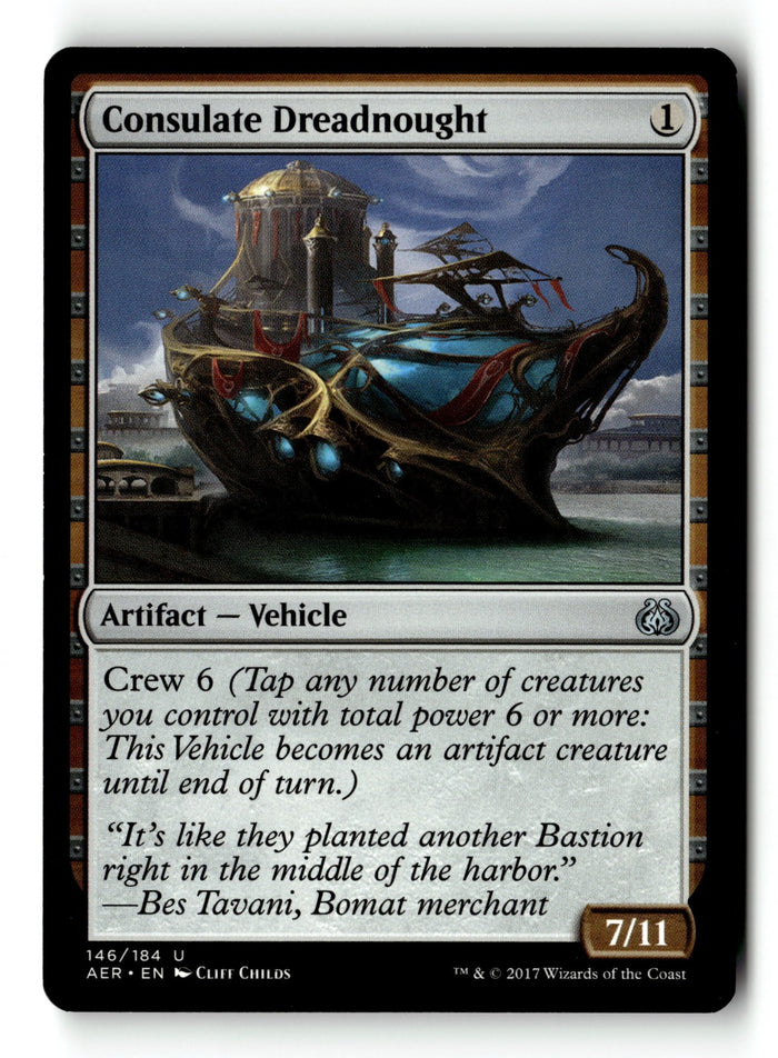 MTG Consulate Dreadnought Aether Revolt LP Magic The Gathering